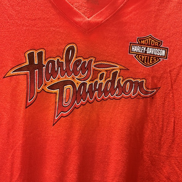 Ladies short sleeve tshirt Harley Davidson - Picture 2 of 6